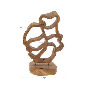 Escultura Decorativa de Madera Tallada a Mano Personalizada para Mesa, Artesanía Novedosa, Venta al por Mayor desde India - Product Image 6