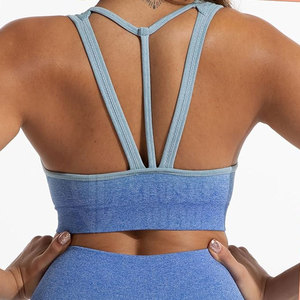 2025 vente en ligne femmes Yoga ensemble 2 pièces solide taille moyenne respirant écologique Spandex/Polyester entraînement Fitness porter - Product Image 5