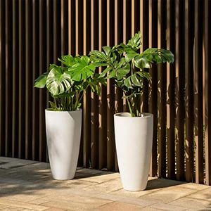 Grande jardinière de Pot de fleur en fibre de verre (FRP) de conception classique de haute qualité pour l'utilisation commerciale de pépinière de jardin extérieur à la maison - Product Image 4
