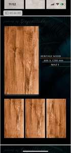 Azulejos de losa de porcelana pulida modernos de 600x1200mm, textura sólida, aspecto de madera vitrificada esmaltada para apartamento, baño, sala de estar - Product Image 6