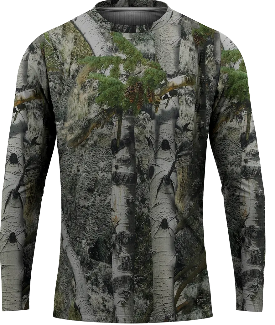 Long Sleeve Quick Dry Customize Sublimation Full Sleeve Fishing T-shirts Men Sublimated Printed Custom hunting T-shirts
