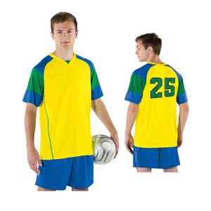 Camiseta de fútbol de portero de manga larga OEM de alta calidad, uniformes de fútbol por sublimación, ropa deportiva genérica, diseño de logotipo personalizado al por mayor - Product Image 1