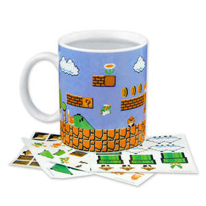 แก้วเซรามิกออกแบบลายซูเปอร์มาริโอ ปรับแต่งได้ อุปกรณ์เสริมสำหรับเกม - Product Image 1