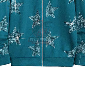 Sudaderas con Pedrería para Hombre, Diseño Único, Talla Personalizada, Alta Calidad, Ropa Urbana, Venta al Por Mayor - Product Image 3