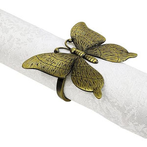 Admirable Design Table Décoratif Éléphant Serviette Anneau Porte-Mouchoirs Premier Qualité Métal Matériel Serviette Anneau Pour Mariage - Product Image 5