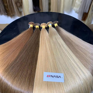 Cheveux humains bruts à la kératine vietnamienne prix de gros 100 grammes par paquet extensions de cheveux à pointe plate droites - Product Image 1