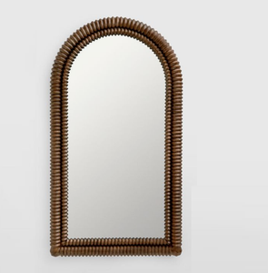 Espejo de diseño personalizado restaurante oro borde único estilo clásico montado en la pared espejo de metal espejo de baño a bajo precio - Product Image 3