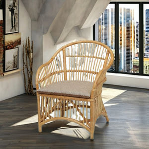 Sillón Atama de Ratán Modular, Silla de Descanso Acolchada para Apartamento, Comedor, Hotel, Oficina en Casa y Escuela - Diseño Moderno - Product Image 2