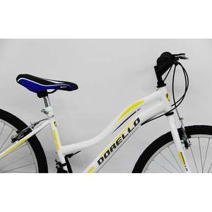 Bicicleta Urbana Dorello 2640 Modelo 26 de Una Velocidad con Horquilla de Acero, Adhesivo Blanco y Amarillo, Oferta del Día - Product Image 4