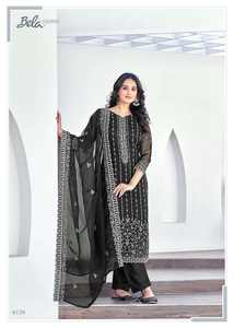 Nouvelle tenue de créateur fantaisie haute sur demande Heavy Premium Organza Salwar Suit & Dupatta With Embroidery Work Indian Exportator - Product Image 6