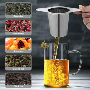 Deep Basket Stainless Steel <b>Loose</b> Leaf Silver <b>Tea</b> <b>Infuser</b> High Quality <b>Tea</b> Strainer for Home & Restaurants Usage Wholesale Price - Product Image 2
