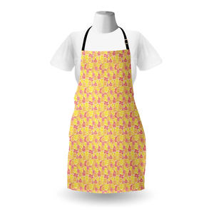 Exporter Quality Eco-Friendly Cotton <b>Kitchen</b> <b>Apron</b> Plain Solid Colour Cooking <b>Apron</b> Wholesale - Product Image 3