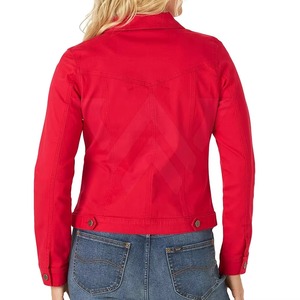 Veste en jean pour femme de style unique de haute qualité, veste en jean coupe-vent, en coton, veste en jean tendance pour femme - Product Image 2