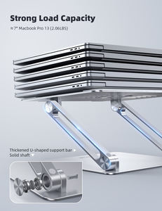 <span class=keywords><strong>Support</strong></span> pour ordinateur <span class=keywords><strong>portable</strong></span> en aluminium Lamicall LN09, <span class=keywords><strong>support</strong></span> <span class=keywords><strong>ventilé</strong></span> pour ordinateur <span class=keywords><strong>portable</strong></span>, dissipation de la chaleur, <span class=keywords><strong>support</strong></span> en métal pour ordinateur <span class=keywords><strong>portable</strong></span>, <span class=keywords><strong>support</strong></span> pliable - Product Image 2