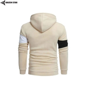 Sudadera con Capucha para Hombre, Invierno, 100% Algodón, Forro Polar Ecológico, Transpirable, Resistente al Viento, Estilo Casual Urbano, Color Sólido, Teñido Liso, OEM/ODM - Product Image 2
