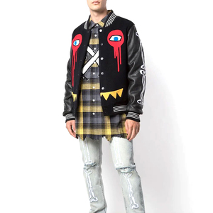 Mens Fashion Casual Slim Fit Bomber Baseball <b>Jackets</b> Heated <b>Jacket</b> Chains 6XL 4XL 3XL Wool Fleece <b>Jacket</b> Zipper Manufacturer - Product Image 2