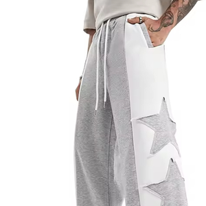 <b>Top</b> Trending Men's Casual Mid Waist Sweatpants with <b>Distressed</b> Embroidery Wholesale for Professionals - Product Image 5