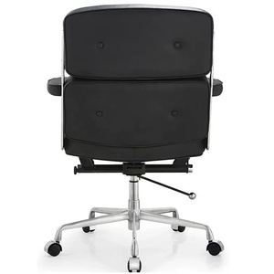 Modern Ergonomic Executive Office Chair Reclining Stainless Steel Swivel Adjustable Height <b>Computer</b> <b>Desk</b> Seat - Product Image 2