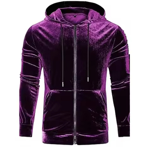 Moda de invierno Sudaderas con capucha en blanco Hombres Impresión personalizada Jersey de color sólido liso Sudadera con capucha de terciopelo Nuevo estilo - Product Image 3