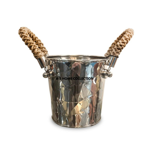 Shiny Reindeer & Sleigh Shape Design <b>Silver</b> Plated Champagne <b>Ice</b> <b>Bucket</b> Home Bar Events Or Wedding Supplies - Product Image 5