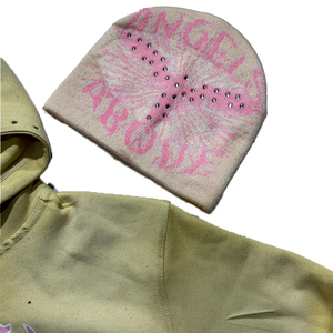 Sweat à capuche vintage en éponge française 100% coton de haute qualité pour hommes personnalisable en détresse acide hiver numérique - Product Image 5