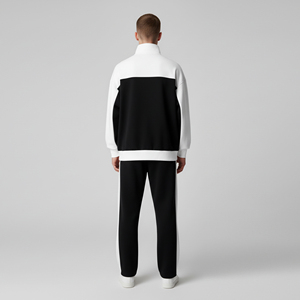 Survêtements d'hiver décontractés à capuche en coton 100% de haute qualité, personnalisés avec impression sérigraphique OEM pour hommes - Product Image 4