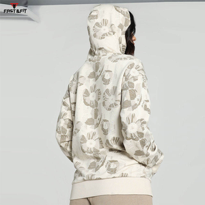 Casual Solid casual streetwear Drop Shoulder Figures respirant Eco-friendly hoodies Knitted Hoodies for Woman - Product Image 3