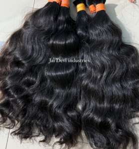 Cheveux indiens bruts, bouclés et rebondissants, cuticules alignées, bouclés birmans, livraison directe, 26 pouces, extension de cheveux à cordon, indiens - Product Image 3