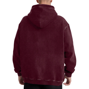 Sudaderas con Capucha de Diseño Moderno con Lavado Ácido para Hombre, Logotipo Personalizado, Transpirables, Tejidas, con Lavado Ácido, MOQ Bajo - Product Image 2
