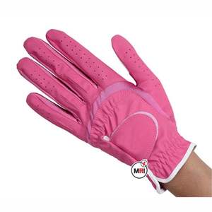 Vente en gros Gants de golf Indonésie 100% Cabretta Gants de golf en cuir avec logo personnalisé OEM Soft Full Color pour hommes gauchers - Product Image 5