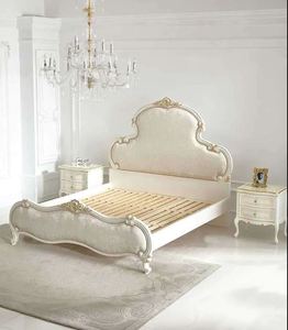 Khung giường sang trọng làm bằng khung gỗ gụ rắn với chạm khắc tay và quy trình thủ công để sử dụng phòng ngủ trong nhà - Product Image 6