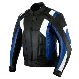 Veste de moto personnalisée pour homme, veste de course en cuir, respirante, séchage rapide, coupe-vent, manches longues, service OEM - Product Image 5