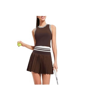 Cheap Price Women Tennis Dress <b>Skirt</b> Breathable Quick Dry Casual Spandex/Nylon Sport Wear Inner Shorts - Product Image 5