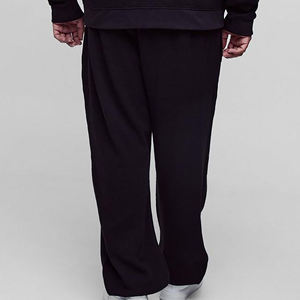 Streetwear personnalisé 100% coton tissu gaufré surdimensionné Baggy Sunafde pantalons de survêtement lavés respirant Hip Hop pantalon de survêtement - Product Image 2