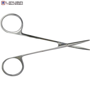 Tijeras de estrabismo de alta calidad, tijeras quirúrgicas rectas de acero inoxidable, cirugía de estrabismo oftálmico, instrumentos médicos oculares - Product Image 3