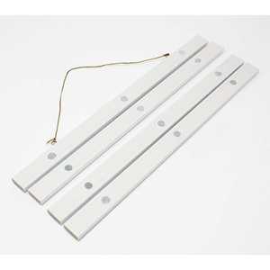 Tiras Magnéticas Desmontables de Plástico Blanco para Pósteres de 50 cm, Diseño Funcional - Product Image 2