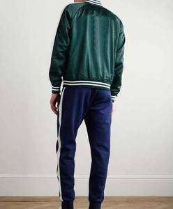 เสื้อแจ็กเก็ตบอมเบอร์ทำจากผ้าซาตินลายปักโลโก้ขนาดพลัสไซส์แจ็คเก็ตทีมเบสบอลทีมโรงเรียนเลตเทอร์แมนสไตล์ใหม่ - Product Image 6