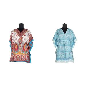Caftan long en soie pour femmes musulmanes grande taille vêtements de nuit pour femmes - Product Image 3