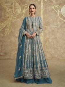 Diseñador Sayuri Samaria Salwar Kameez con bordado pesado Suministro directo de fábrica Ropa étnica elegante a un precio asequible - Product Image 2