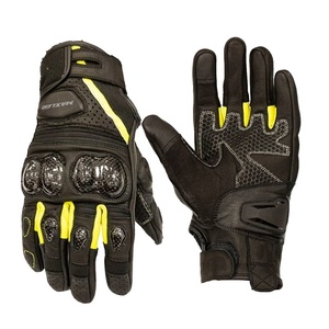 Gants de moto respirants à écran tactile pour hommes, gants de course à moto à doigts entiers, gants courts pour le cyclisme - Product Image 1