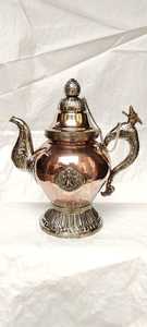 Théières en laiton et en cuivre sur mesure avec sculpture, idéales pour les magasins de décoration intérieure à revendre - Product Image 2