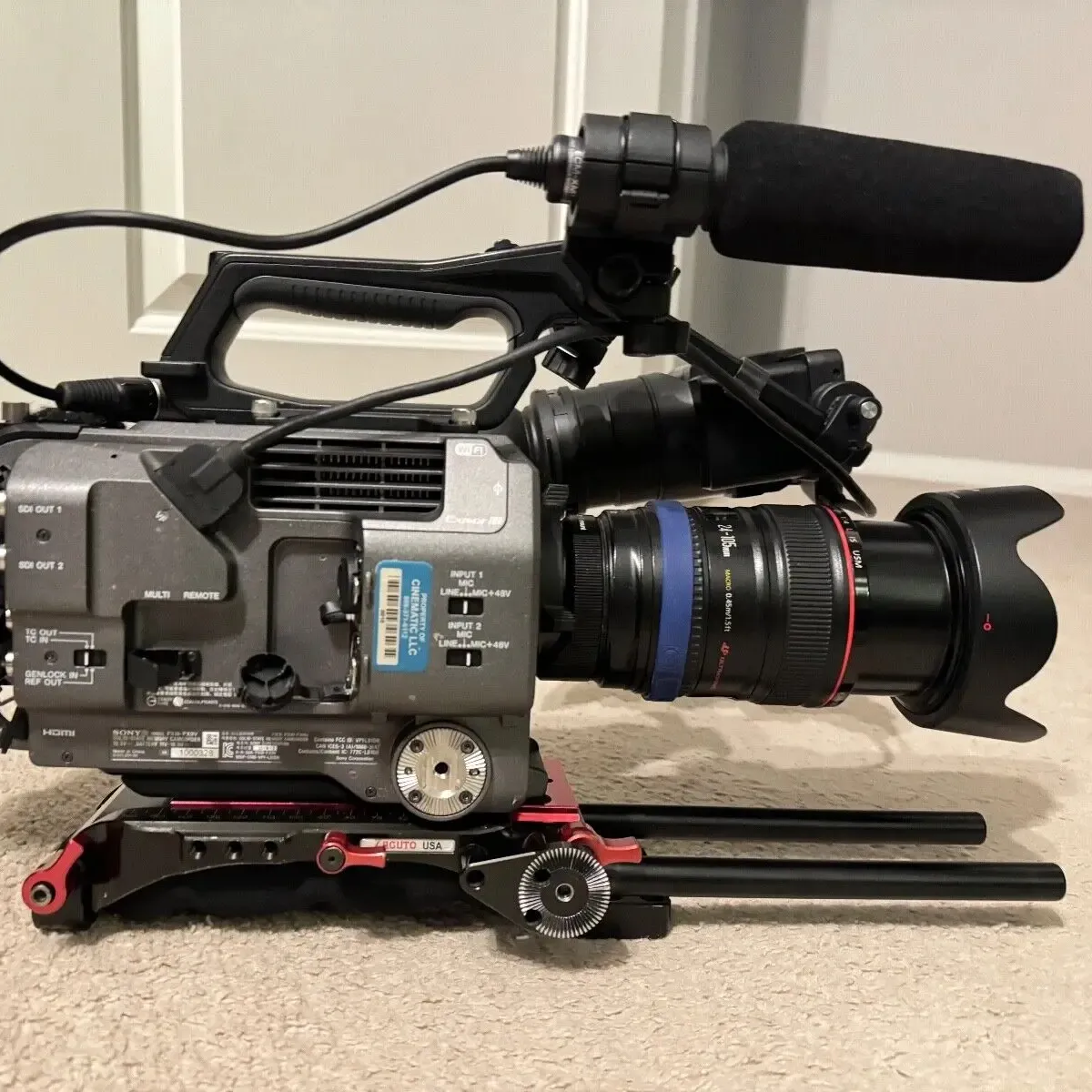 PXW-FX9 asli terbaru XDCAM 6K kamera bingkai penuh sistem kamera perekam dan 2 lensa