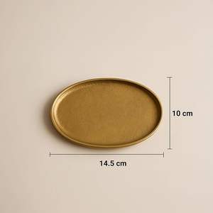 Plateau de service en métal luxueux pour table basse, fête, club, vaisselle de maison, plateau de service en métal pour restaurant - Product Image 3