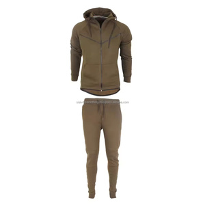 Ensemble de survêtements d'hiver personnalisés 2 pièces unisexe haute qualité GSM lourd 100% coton vêtements de sport dernier style imprimé XL écologique - Product Image 5