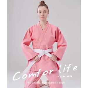 Costume de Judo professionnel bleu blanc noir pour adultes enfants taille personnalisée 100% coton respirant BJJ GI pour les Arts martiaux de karaté - Product Image 2