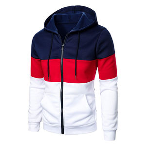 Sudadera con capucha personalizada de alta calidad, sudadera de gran tamaño con logotipo estampado de soplo, sudadera de algodón con doble cremallera, sudadera con cremallera de lana de peso pesado - Product Image 1