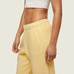 <b>Women's</b> High-Waist Straight Fit <b>Knitted</b> Winter Flat Front Casual <b>Jogger</b> Pants Streetwear 100% Cotton Customized Colors - Product Image 4