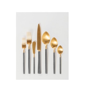 Ensemble de couverts décoratifs de cuisine et de table de qualité supérieure ensemble de couverts cuillère couteau fourchette ensemble de couverts au meilleur prix - Product Image 1