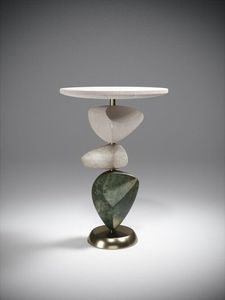 Table basse et table d'appoint en fer finition dorée, design luxueux, meubles de décoration intérieure très demandés à prix bas - Product Image 4