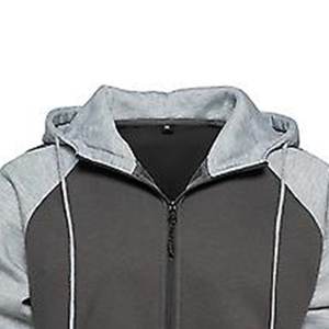 Logo personnalisé vert de haute qualité veste de sport décontractée pour hommes pour l'automne hiver ensemble manteau respirant deux pièces à fermeture éclair vente en gros - Product Image 6